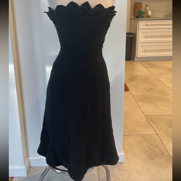 Armani Collezioni Black Strapless Dress - Picture 2 of 11